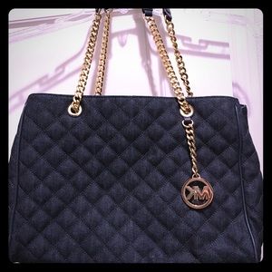 Michael Kors Large Denim Tote